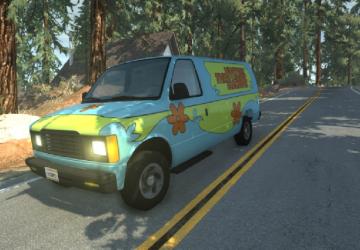 Мод The Mystery Machine версия 1.0 для BeamNG.drive (v0.16.x)