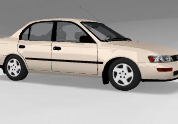 Мод Toyota Corolla Mk7 версия 1.0 для BeamNG.drive (v0.16)