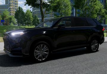 Мод Toyota Grand Highlander (2024-2025) версия 1.0 для BeamNG.drive (v0.32.x)