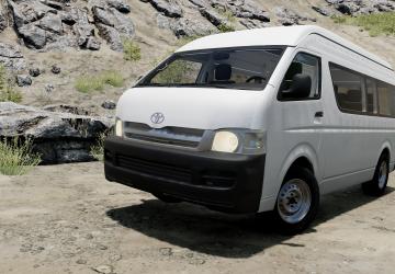 Мод Toyota Hiace (2010/2012/2014) версия 1.0 для BeamNG.drive (v0.36.x)