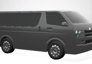Мод Toyota Hiace версия 1 для BeamNG.drive (v0.23)