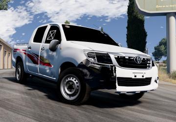 Мод Toyota Hilux (2015) версия 1.0 для BeamNG.drive (v0.38.x)