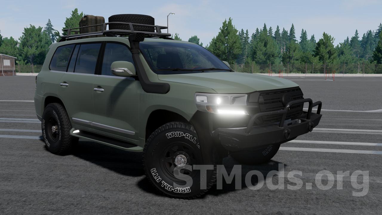 Скачать мод Toyota Land Cruiser 200 версия 1.0 для BeamNG.drive (v0.29.x)