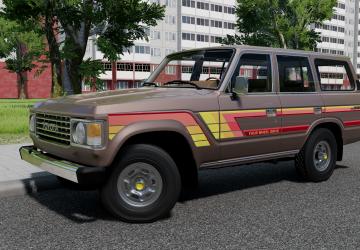 Мод Toyota Land Cruiser FJ60 Series версия 0.1 для BeamNG.drive (v0.32.x)