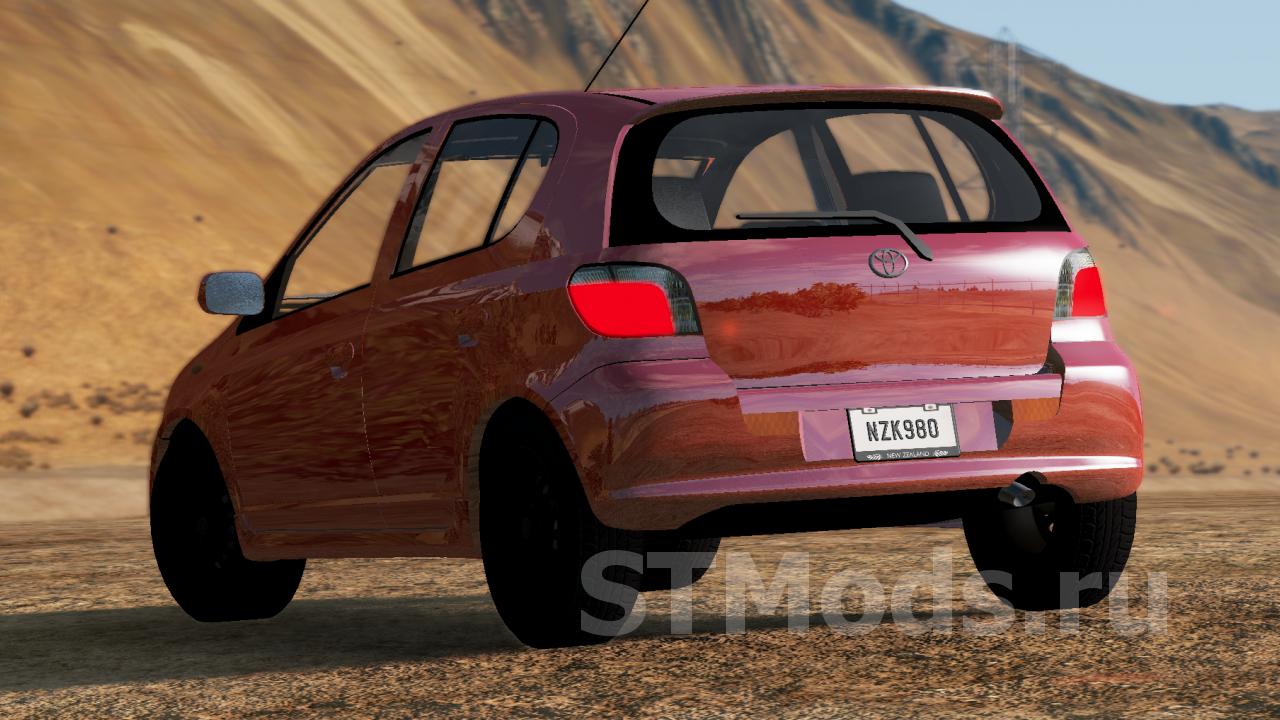 Скачать мод TOYOTA VITZ версия 2.0 для BeamNG.drive (v0.21)