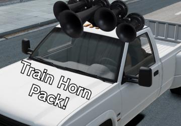 Мод Train Horn Pack версия 1.1 для BeamNG.drive