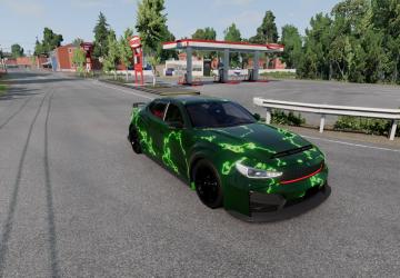 Мод Universal lava skin версия 2.1 для BeamNG.drive (v0.31.x)