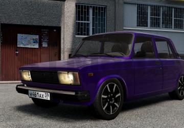 Мод ВАЗ-2104/2105/2107 версия 0.2.3 для BeamNG.drive (v0.38.x)