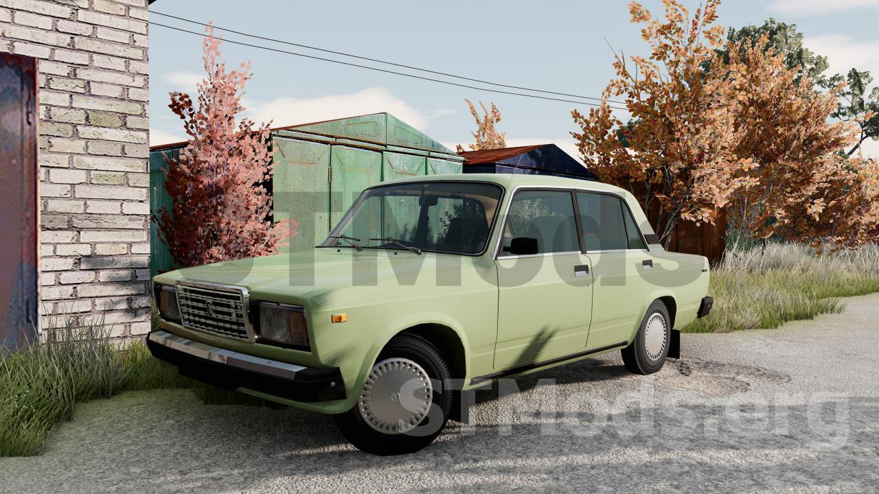 Скачать мод ВАЗ 2105 и 2107 версия 1.2 для BeamNG.drive (v0.29.x)