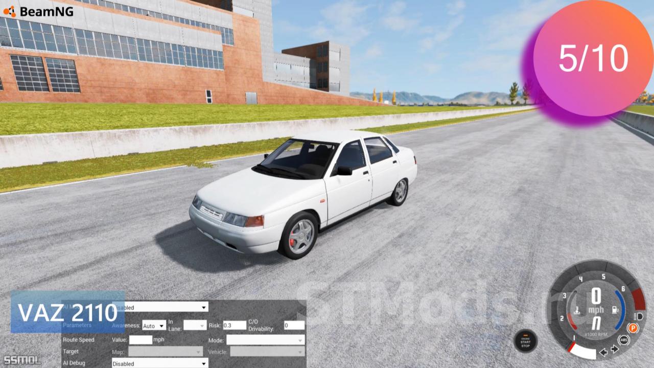 Скачать мод VAZ 2110 версия 3.0 для BeamNG.drive