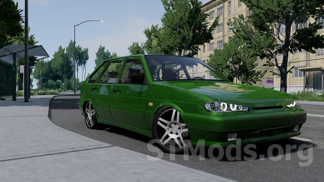 Скачать мод ВАЗ-2114 версия 1.1 для BeamNG.drive (v0.30.x)