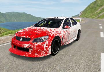 Мод VF Holden Commodore BLOOD версия 1.0 для BeamNG.drive (v0.19.4.2)
