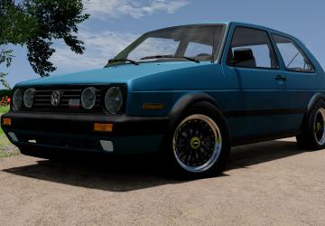Мод Volkswagen Golf (MK2) версия 1.0 для BeamNG.drive (v0.36.x)