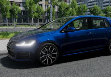 Мод Volkswagen Golf (MK7.5) версия 0.5 для BeamNG.drive (v0.32.x)