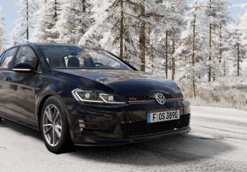 Мод Volkswagen Golf (MK7 5G/AU) версия 1.0 для BeamNG.drive (v0.37.x)