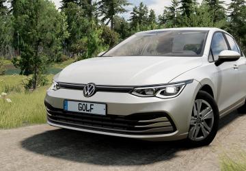 Мод Volkswagen Golf (Mk8) (2020-2024) версия 1.0 для BeamNG.drive (v0.38.x)