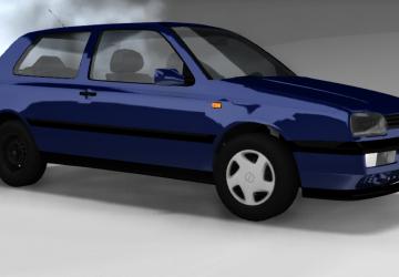 Мод Volkswagen Golf Mk.3 версия 1.0 для BeamNG.drive (v0.19.4)