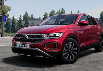 Мод Volkswagen T-Roc (2021-2024) версия 1.0 для BeamNG.drive (v0.37.x)