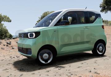 Мод Wuling Hongguang Mini EV версия 1.0 для BeamNG.drive (v0.34.x)
