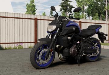 Мод Yamaha MT-07 версия 1.0 для BeamNG.drive (v0.38.x)