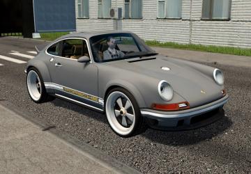 Мод 1990 Porsche 911 Singer DLS версия 1.0 для City Car Driving (v1.5.9, 1.5.9.2)