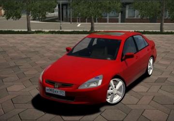 Мод 2004 Honda Accord V6 версия 07.06.21 для City Car Driving (v1.5.8 - 1.5.9.2)