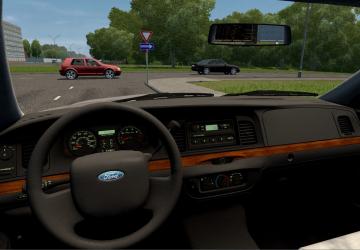 Мод 2010 Ford Crown Victoria версия 1.0 для City Car Driving (v1.5.8 - 1.5.9.2)