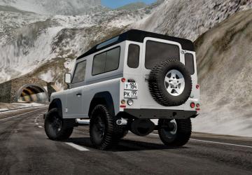 Мод 2011 Land Rover Defender 90 версия 1.0 для City Car Driving (v1.5.9, 1.5.9.2)