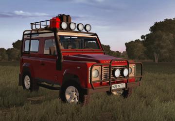 Мод 2011 Land Rover Defender 90 версия 1.0 для City Car Driving (v1.5.9, 1.5.9.2)