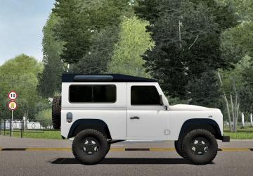 Мод 2011 Land Rover Defender 90 версия 1.0 для City Car Driving (v1.5.9, 1.5.9.2)