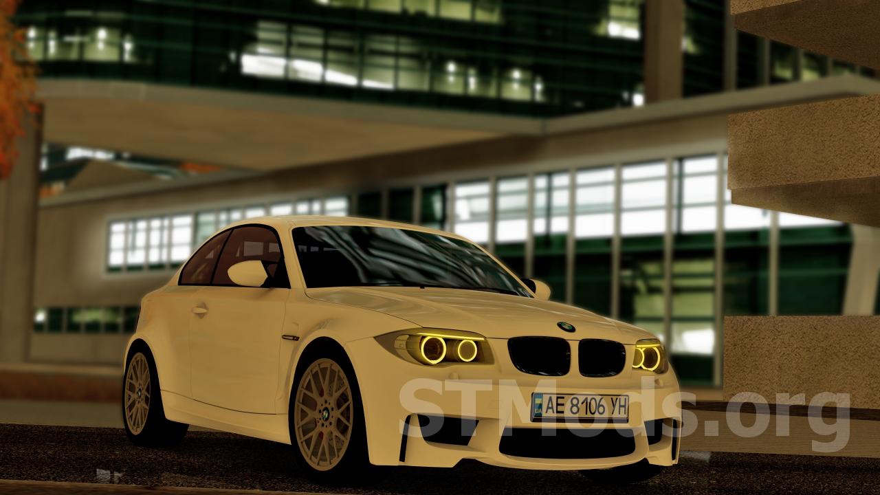 Скачать мод 2012 BMW 1M Coupe версия 1.0 для City Car Driving (v1.5.9.2)