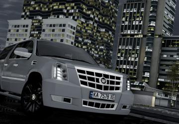 Мод 2012 Cadillac Escalade ESV Platinum версия 1.0 для City Car Driving (v1.5.9.2)