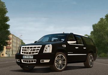 Мод 2012 Cadillac Escalade ESV Platinum версия 1.0 для City Car Driving (v1.5.9.2)