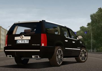 Мод 2012 Cadillac Escalade ESV Platinum версия 1.0 для City Car Driving (v1.5.9.2)