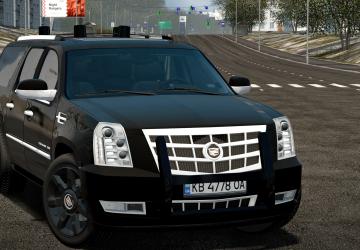 Мод 2012 Cadillac Escalade ESV Platinum версия 1.0 для City Car Driving (v1.5.9.2)