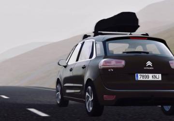 Мод 2013 Citroen C4 Picasso версия 1 для City Car Driving (v1.5.9 - 1.5.9.2)