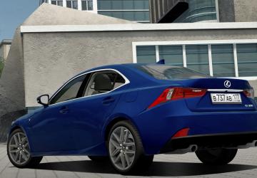 Мод 2014 Lexus IS350 F-Sport версия 1.0 для City Car Driving (v1.5.9, 1.5.9.2)