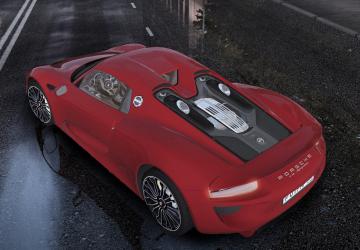 Мод 2014 Porsche 918 Spyder версия 03.03.21 для City Car Driving (v1.5.8 - 1.5.9.2)