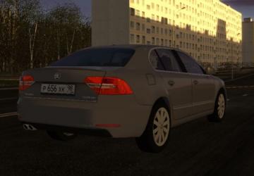 Мод 2014 Skoda Superb версия 03.01.2022 для City Car Driving (v1.5.9.2)