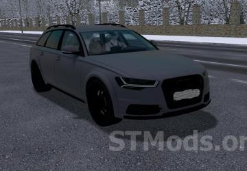 Мод 2015 Audi A6 Allroad версия 16.11.2022 для City Car Driving (v1.5.9.2)