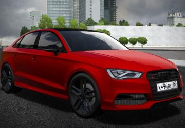 Мод 2015 Audi S3 Sedan версия 12.01.20 для City Car Driving (v1.5.9, 1.5.8)