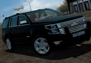 Мод 2015 Chevrolet Tahoe LTZ версия 19.12.2021 для City Car Driving (v1.5.9.2)