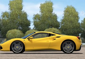 Мод 2015 Ferrari 488 GTB + Extras for Steam версия 1.0 для City Car Driving (v1.5.8)