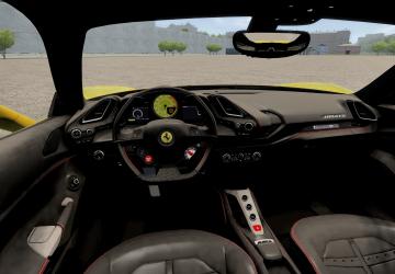 Мод 2015 Ferrari 488 GTB + Extras for Steam версия 1.0 для City Car Driving (v1.5.8)