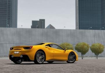 Мод 2015 Ferrari 488 GTB + Extras for Steam версия 1.0 для City Car Driving (v1.5.8)