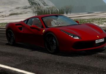 Мод 2015 Ferrari 488 GTB + Extras for Steam версия 20.01.2022 для City Car Driving (v1.5.9.2)
