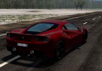 Мод 2015 Ferrari 488 GTB + Extras for Steam версия 20.01.2022 для City Car Driving (v1.5.9.2)