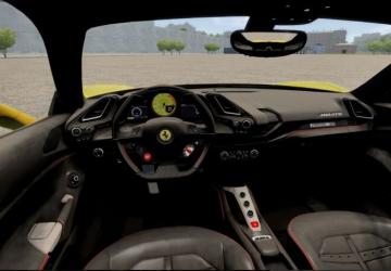 Мод 2015 Ferrari 488 GTB + Extras for Steam версия 24.03.20 для City Car Driving (v1.5.9)