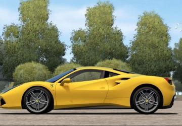 Мод 2015 Ferrari 488 GTB + Extras for Steam версия 24.03.20 для City Car Driving (v1.5.9)