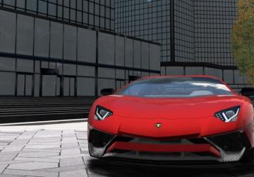 Мод 2015 Lamborghini Aventador SuperVeloce Coupe v1.0 для City Car Driving (v1.5.8)